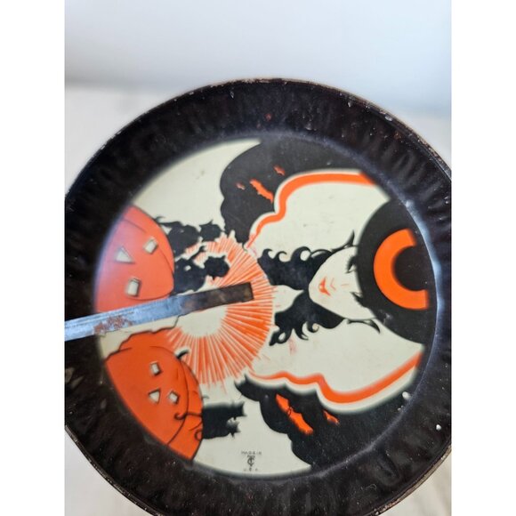 T cohn Halloween toy witch pumpkin vintage metal - Picture 9 of 11